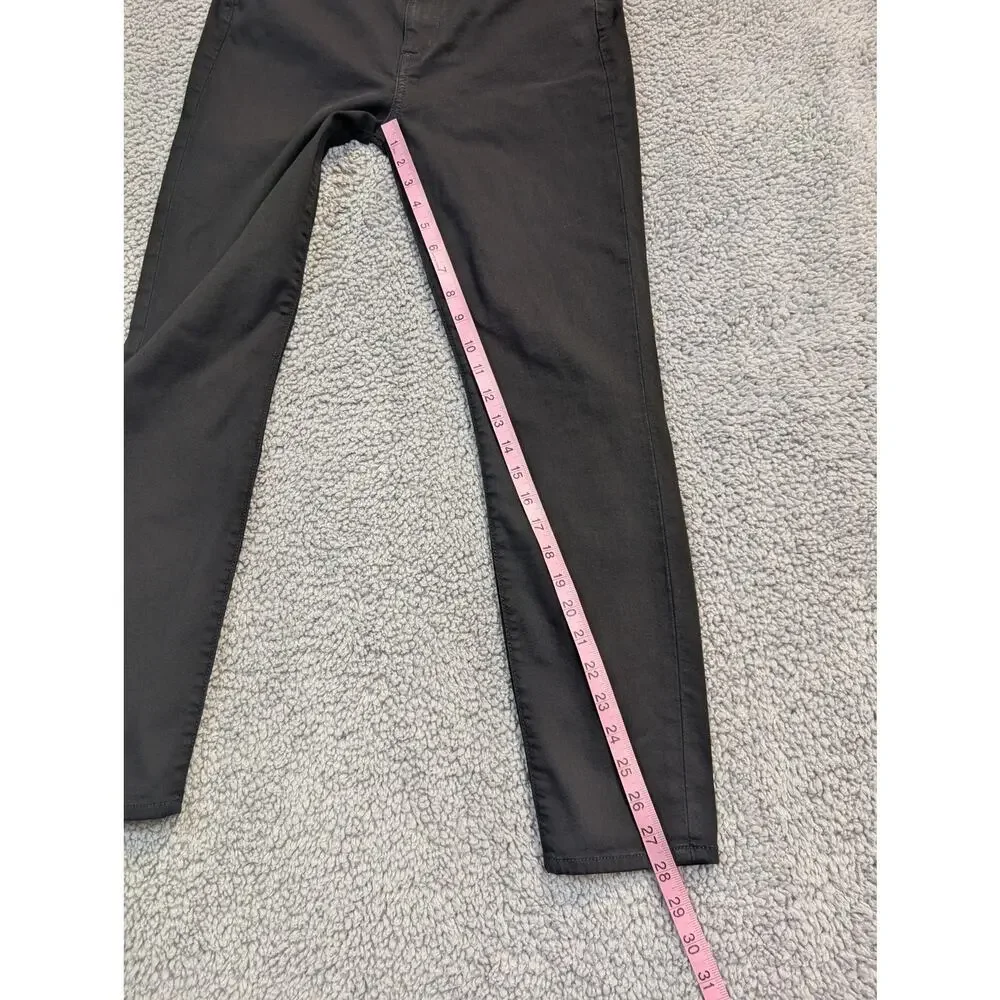 7 for All Mankind Jeans Women's 29 Black Aubrey b(air) High Rise Skinny(0620)
